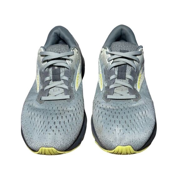 Brooks Ghost 16 Gray and Yellow Athletic Shoes size 9.5 2E main image 4